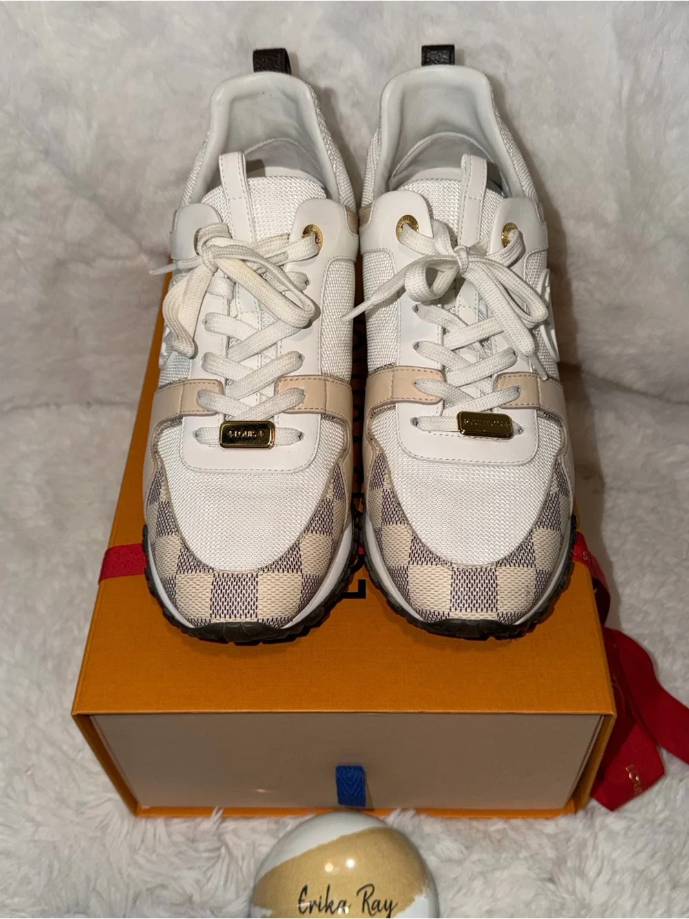 Louis Vuitton Damier Azur Runaway Sneakers- SIZE 39
